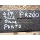 FIAT GRANDE PUNTO ABSORBER ZDERZAKA PRZÓD 51701607