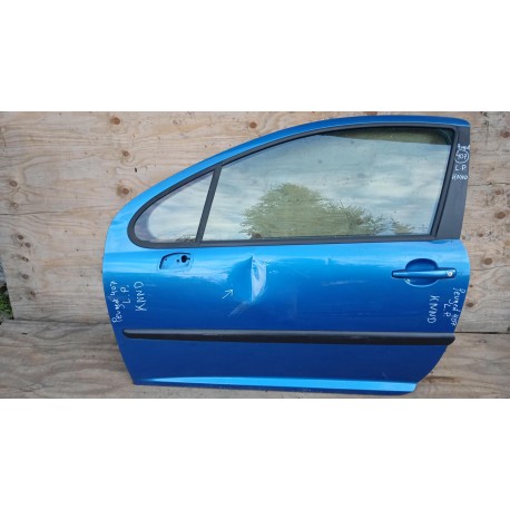 PEUGEOT 407 DRZWI LEWY PRZÓD KNND