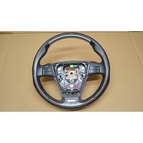 VOLVO V50 II FL KIEROWNICA MULTIFUNKCJA SKÓRA