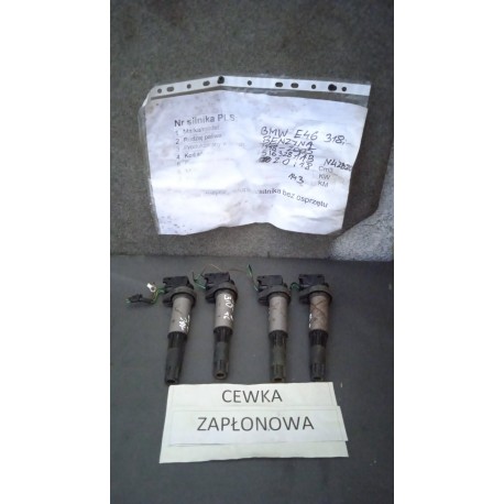 BMW E46 CEWKA ZAPŁONOWA KOMPLET1.8 2.0B 1220703201