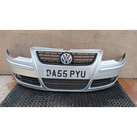 VW POLO 9N FL ZDERZAK PRZÓD HALOGEN LA7W