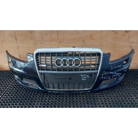 AUDI A6 C6 S-LINE ZDERZAK PRZÓD HALOGEN SPRYSK LZ7R