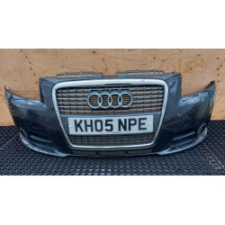 AUDI A3 8P S-LINE ZDERZAK PRZÓD DUŻY GRILL HALOGEN LZ9W