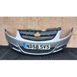 OPEL CORSA D ZDERZAK PRZÓD HALOGEN Z163