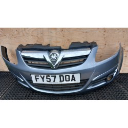 OPEL CORSA D ZDERZAK PRZÓD HALOGEN Z163