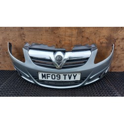 OPEL CORSA D ZDERZAK PRZÓD HALOGEN Z163