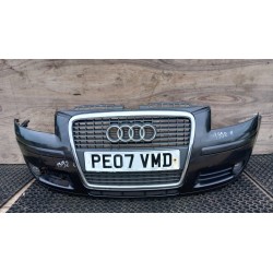 AUDI A3 8P ZDERZAK PRZÓD HALOGEN DUŻY GRILL