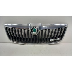 SKODA OCTAVIA II LIFT ATRAPA GRILL CHROM