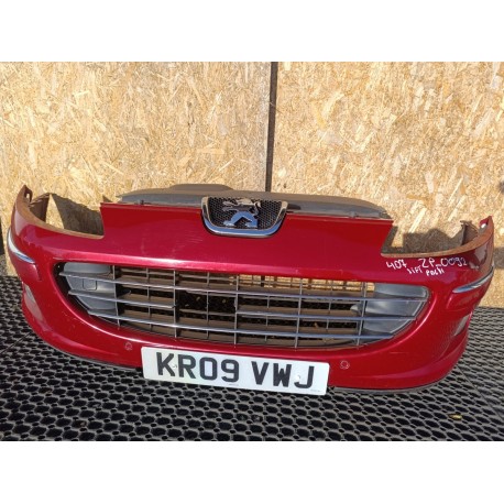 PEUGEOT 407 LIFT ZDERZAK PRZÓD PDC HALOGENY KJCD