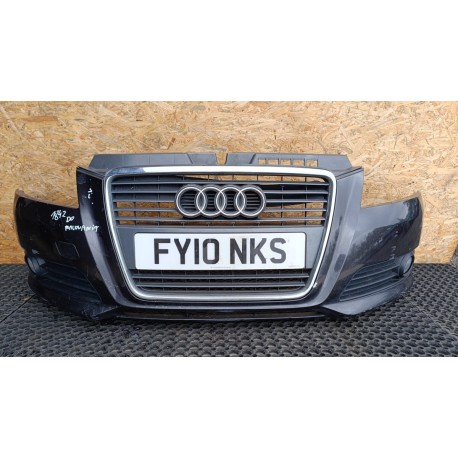 AUDI A3 8P ZDERZAK PRZÓD LZ7L HALOGENY