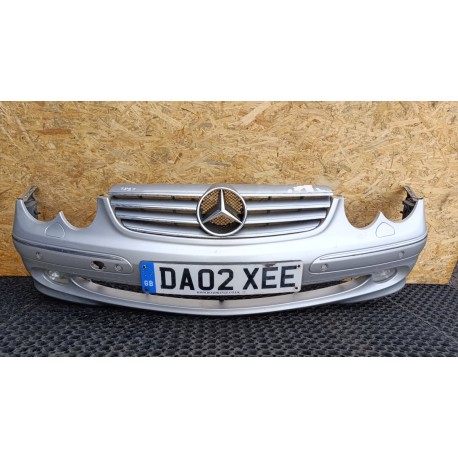 MERCEDES CLK W209 ZDERZAK PRZÓD C744 PDC SPRYSKI HALOGENY