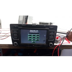 SKODA OCTAVIA II LIFT RADIO NAWIGACJA 1Z0035156M