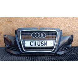 AUDI A3 8P LIFT ZDERZAK PRZÓD LY9B HALOGENY