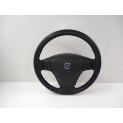 VOLVO S40 II KIEROWNICA AIRBAG SKÓRA MULTIFUNKCJA