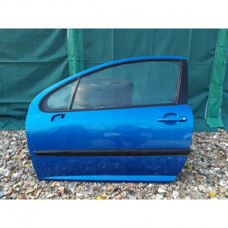 PEUGEOT 207 DRZWI PRZÓD LEWE KMF ORYGINAŁ
